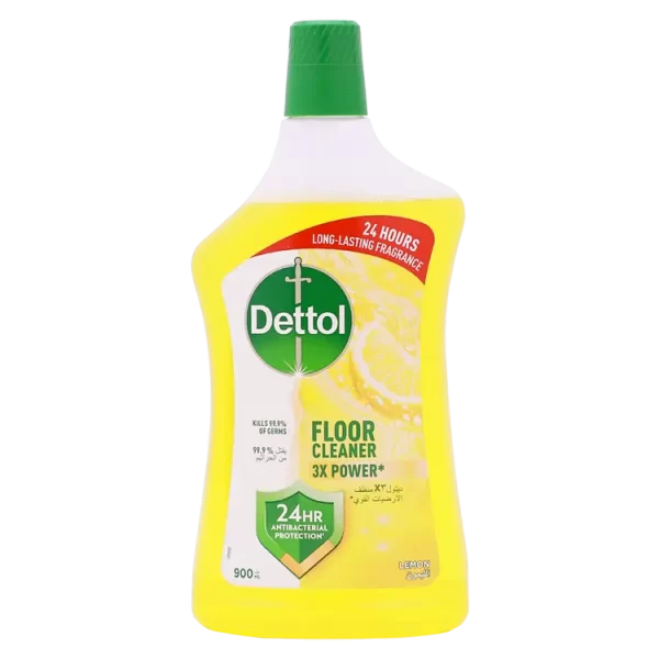 Dettol Floor Cleaner 900ml Lemon 3X Antibacterial Power