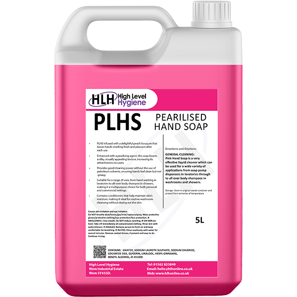 Hand Soap Pearlised, HLH Brand  5L - 9PLHS15